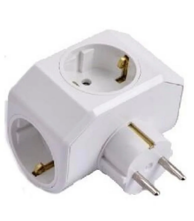 VİKO YONCA PLUS BEYAZ ÜÇLÜ TOPRAKLI PRİZ-FİŞ