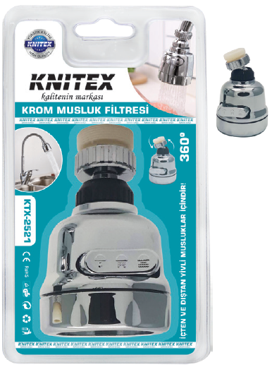 KINETEX KÜBAR BAŞLIK UCU KROM VKM KTX-2521